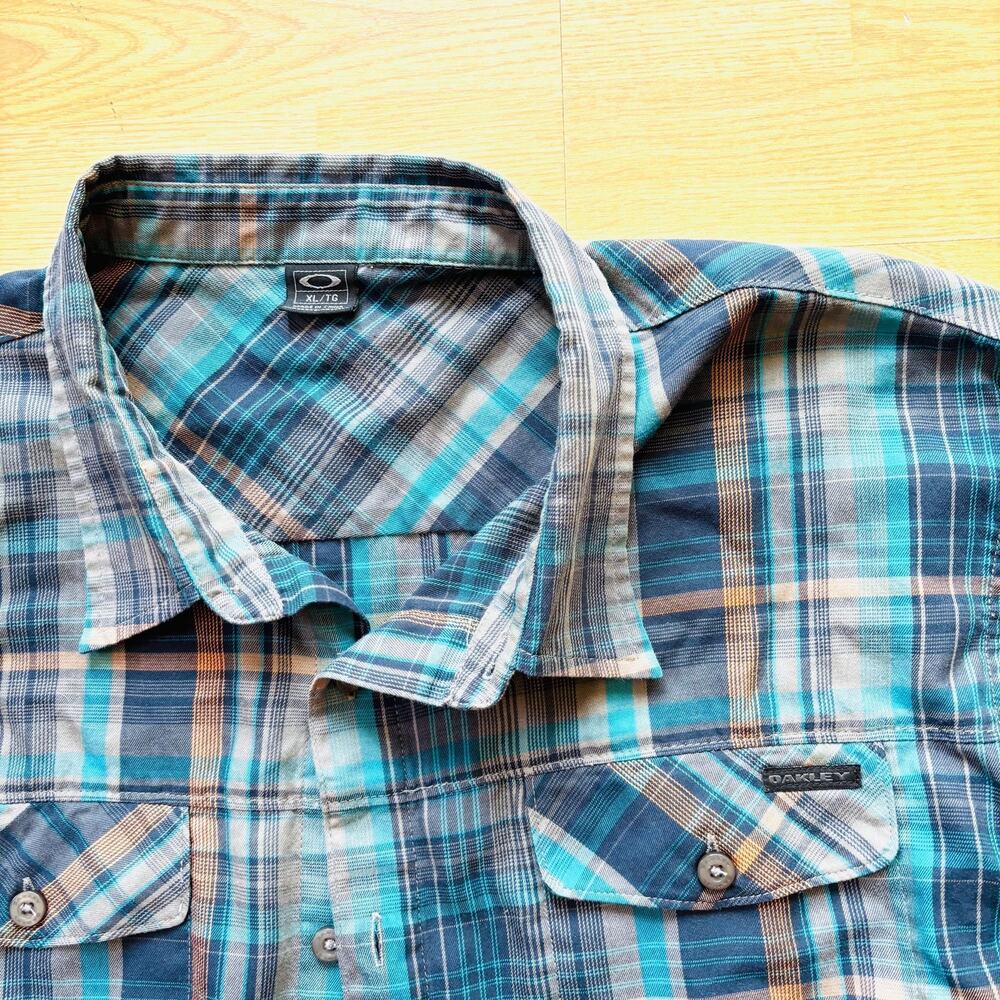 Y2K OAKLEY BUTTON UP SHIRT XL MENS